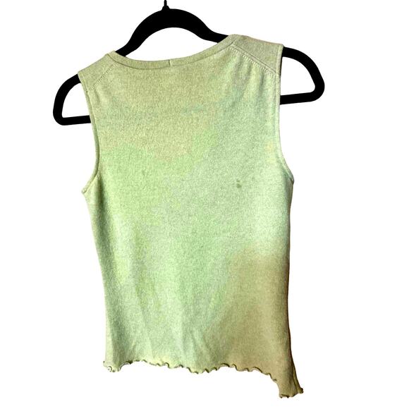 Deborah Lindquist 100% Recycled Cashmere Re Imagined Vest Tank Top Sz S - Picture 2 of 7